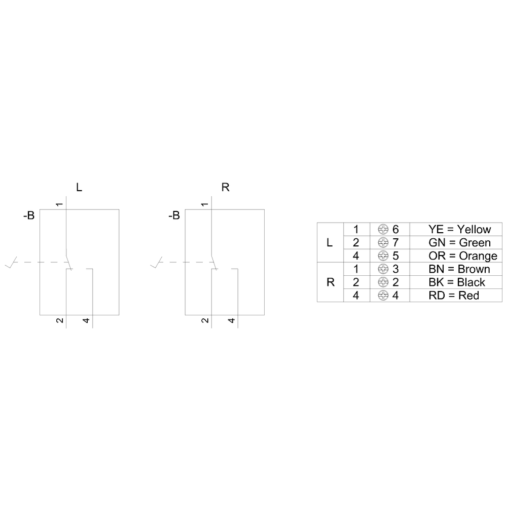 Pedal switch 2 change-over contacts 2-pedal - Image 4