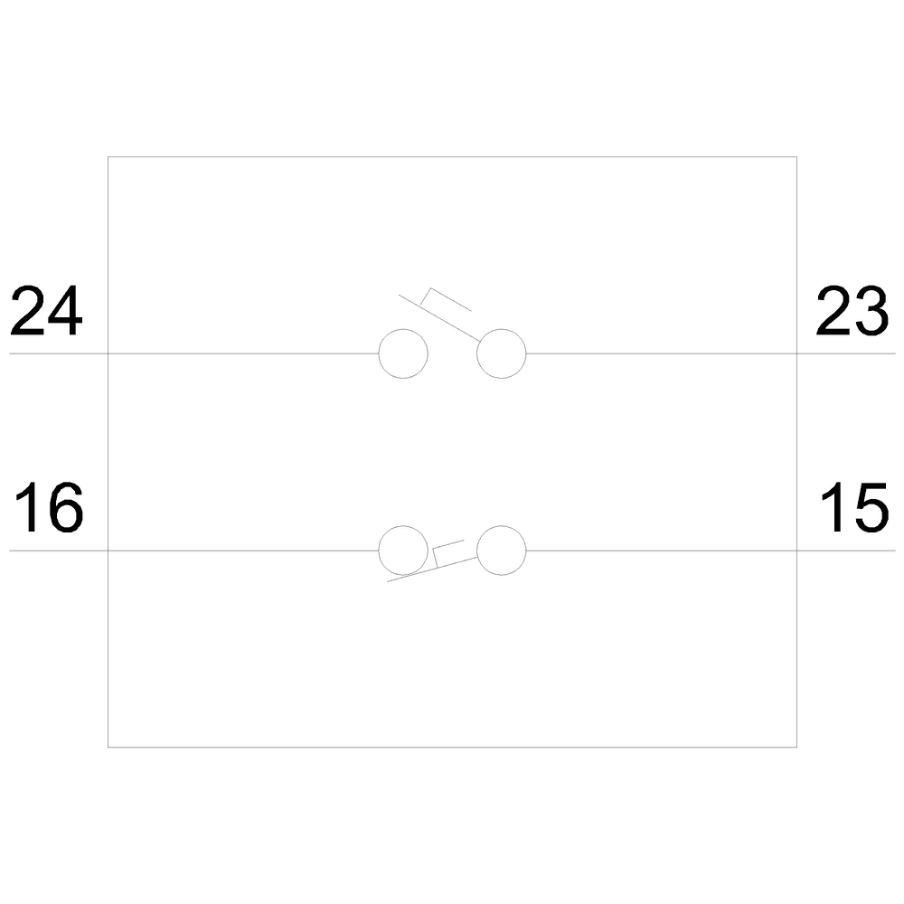 accessory: contact block 1 NO+1 NC replacement for momentary-contact foot switch 3SE2924-3AA20 by Siemens