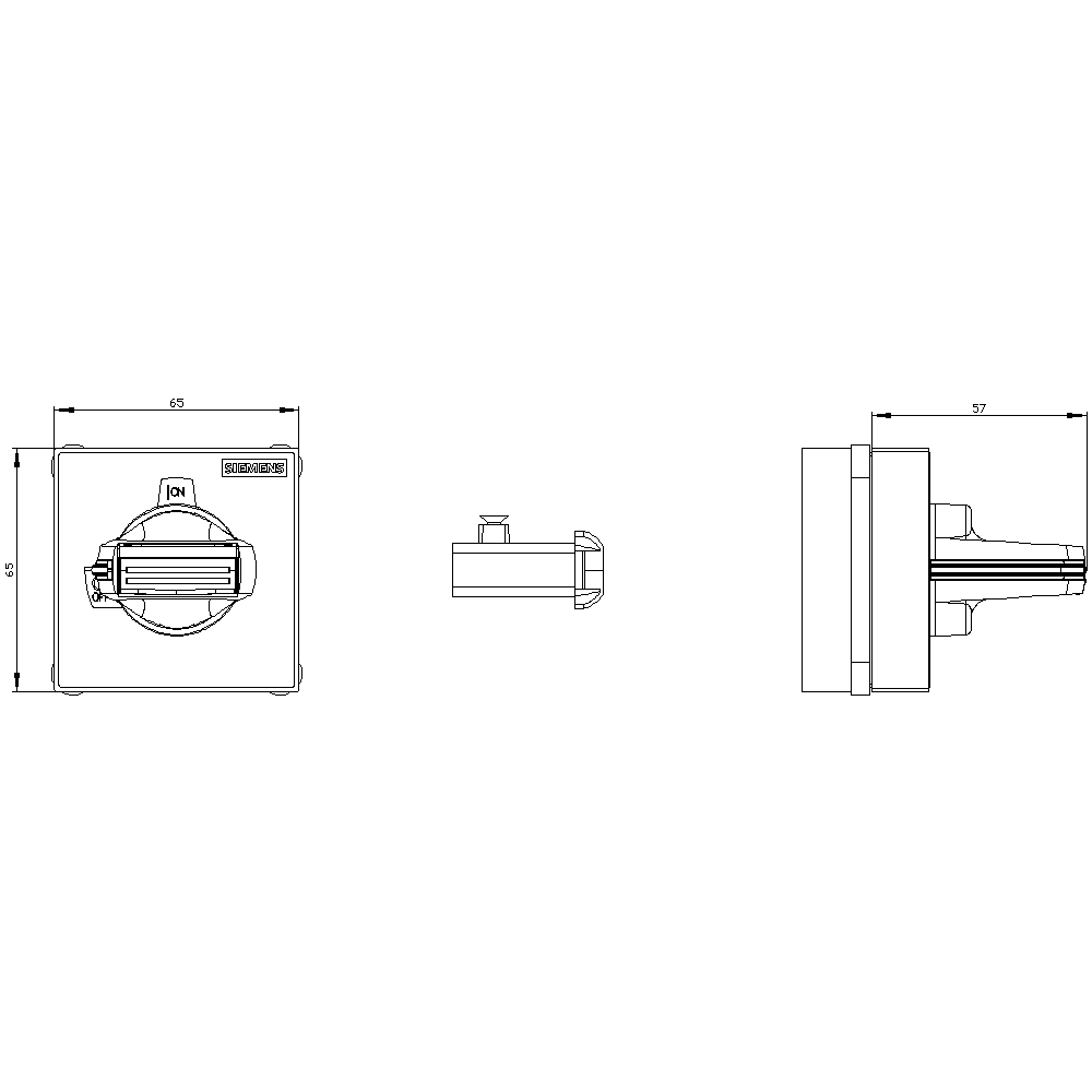 Door-coupling rotary operating mechanism for circuit breaker size S00...S3 - Image 2