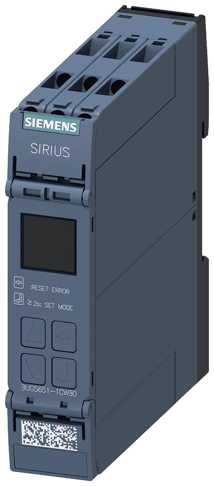 digital monitoring relay speed monitoring from 0.1 to 6000 r/min overshoot and undershoot supply voltage 24 ... 240 V AC/DC by Siemens