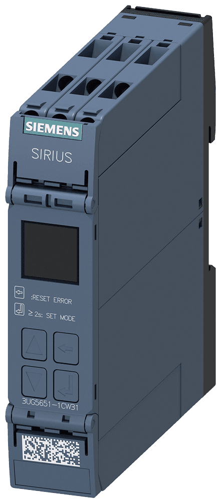digital monitoring relay speed monitoring from 0.1 to 2200 r/min overshoot and undershoot supply voltage 24 ... 240 V AC/DC by Siemens