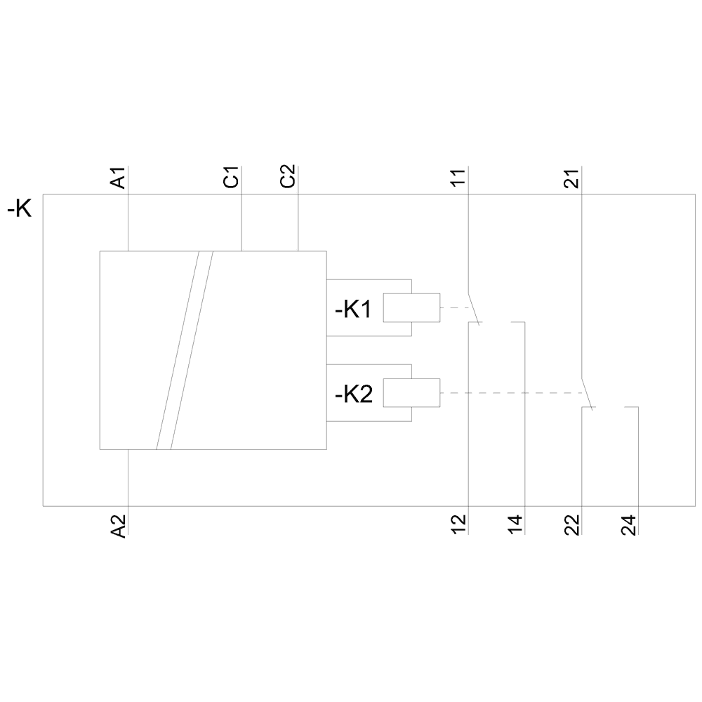 digital monitoring relay residual current monitoring (with current transformer 3UL23) adjustment range 0.03...40 A supply voltage 24 ... 240 V AC/DC - Image 6