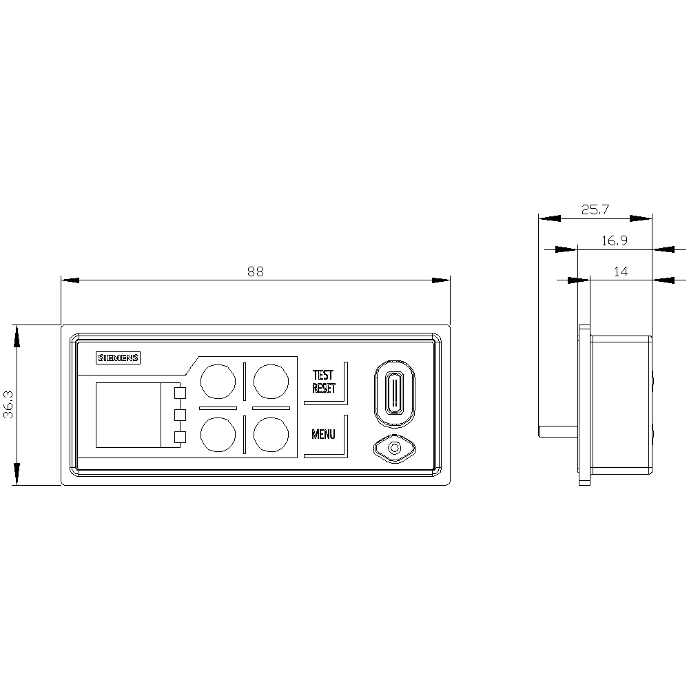 operator panel with display for SIMOCODE M series - Image 2