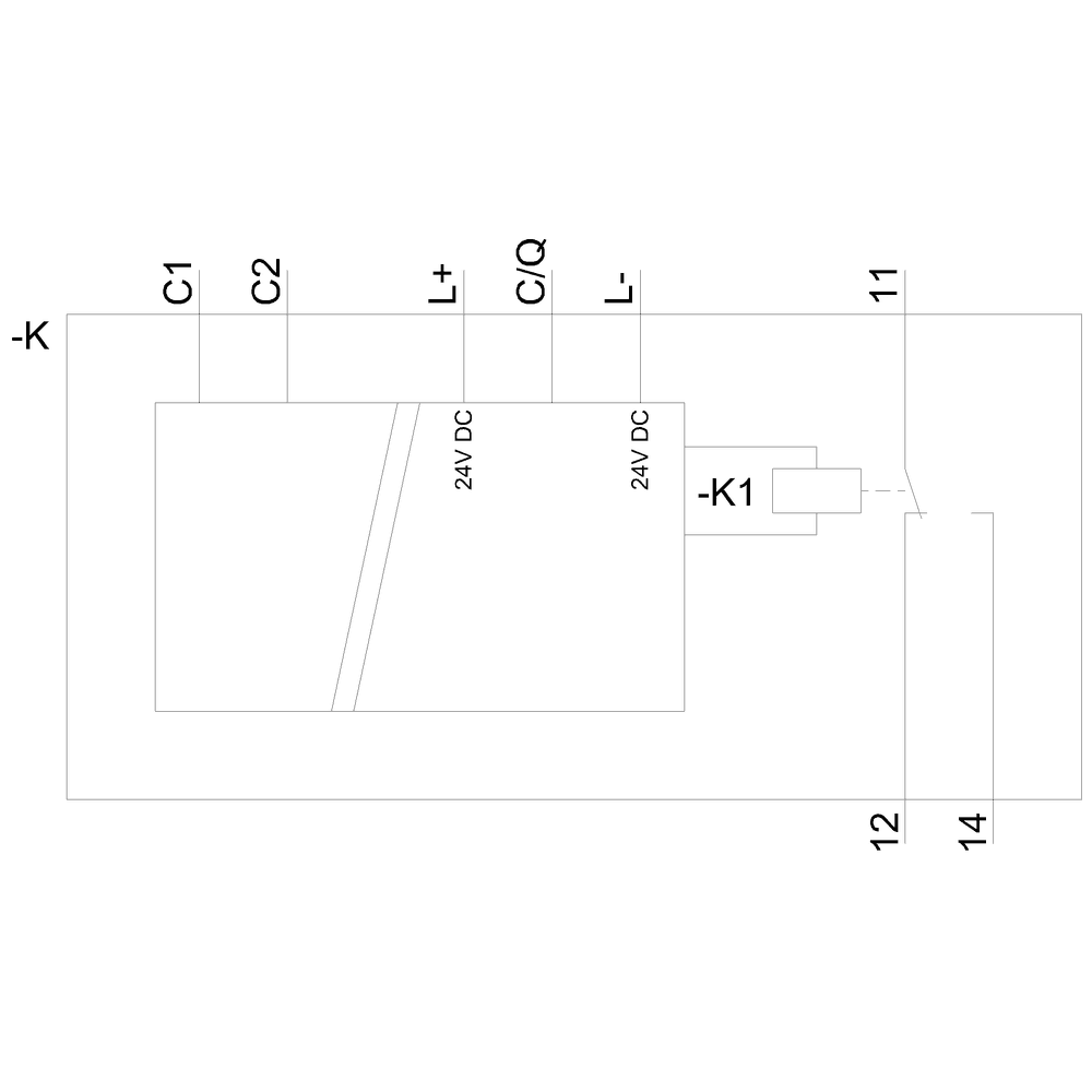 digital monitoring relay residual current monitoring (with current transformer 3UL23) adjustment range 0.03...40 A supply voltage 24 V DC ON delay and tripping delay 0.1..999.9 s 1 changeover contact screw terminal - Image 6