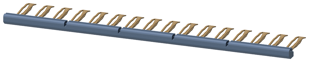 connecting comb for connecting identical potentials by Siemens