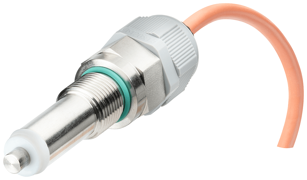 1-pole electrode for lateral installation for level monitoring mechanically stable design by Siemens