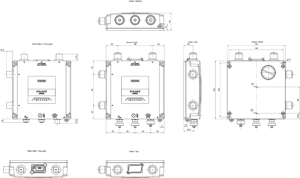 SCALANCE MUM856-1 (EU) 5G router - Image 2