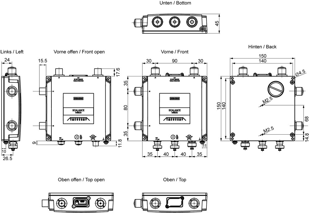 SCALANCE MUM856-1 (A1) 5G router - Image 2