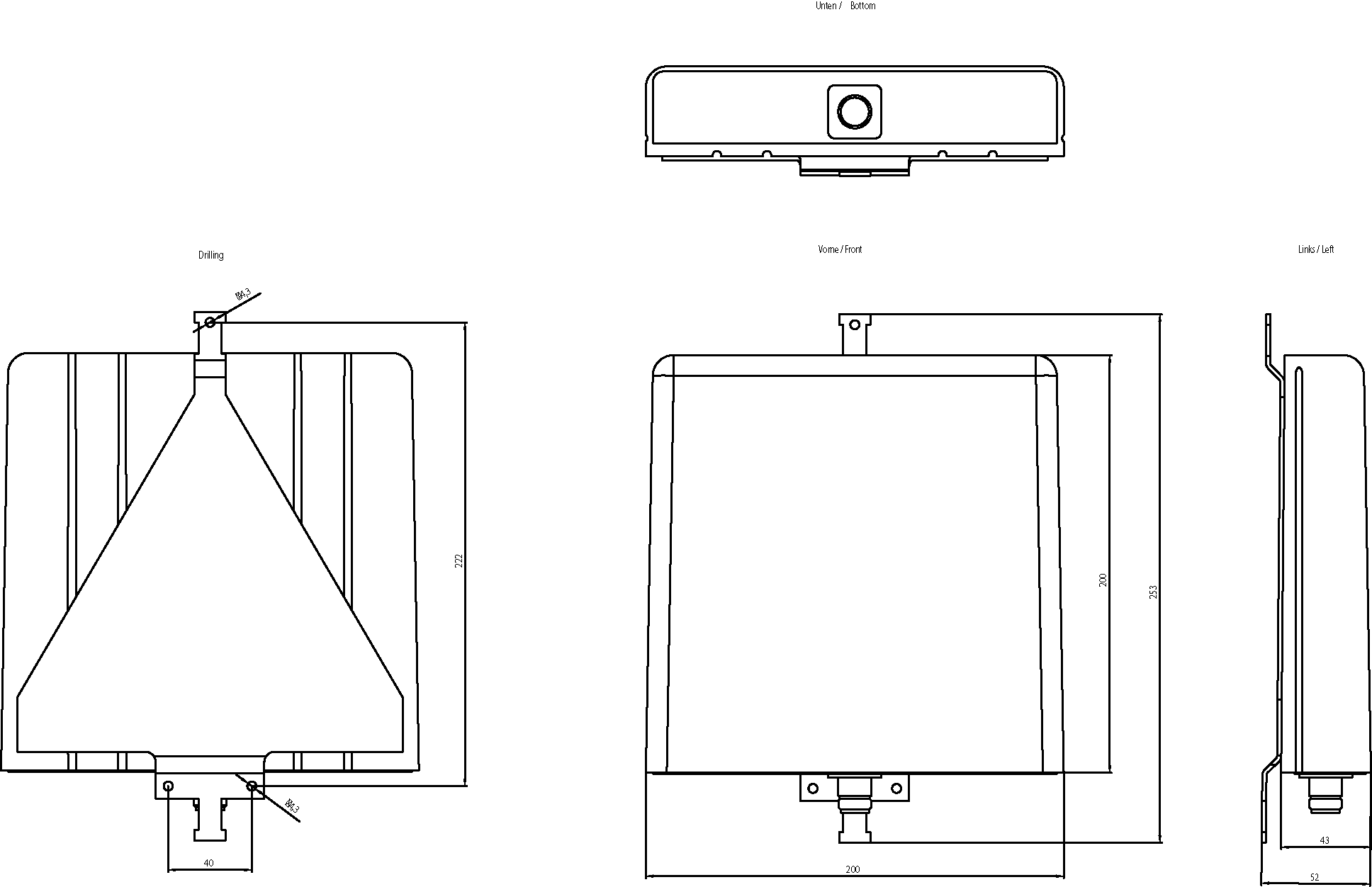 ANT792-8DN IWLAN antenna with strong directional effect incl. N-female plug: 14 dBi - Image 2