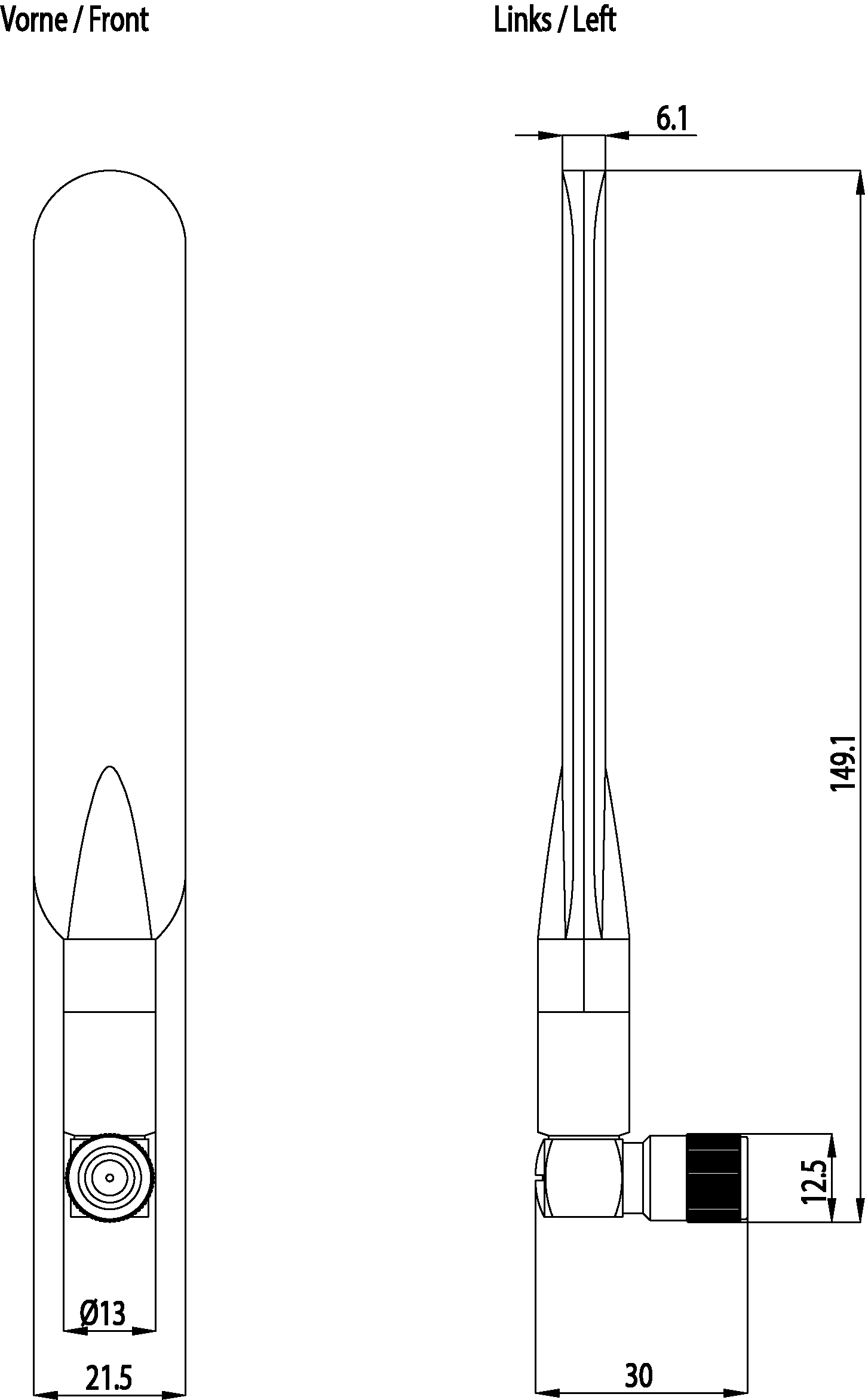 ANT795-4MA IWLAN antenna with omnidirectional Characteristic - Image 2