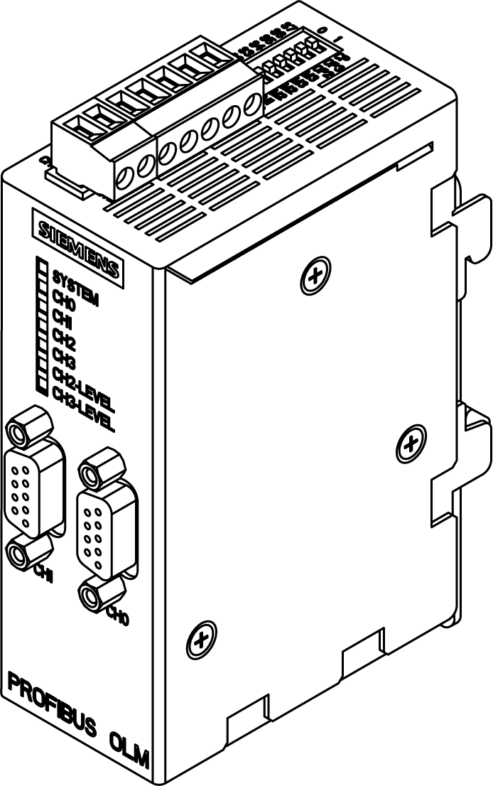 5-pole terminal block for PROFIBUS OLM V4; 1 pack = 5 units; accessory by Siemens