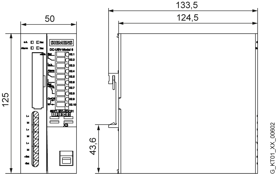 SITOP DC UPS module 24 V/15 A uninterruptible power supply with USB interface input: 24 V DC/16 A output: 24 V DC/15 A - Image 2
