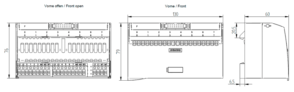 Connection module TPOO w. optocoupler 24 V DC - Image 2