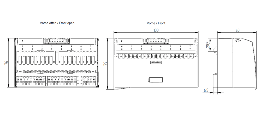 Connection module TPOO with optocoupler 24 VDC - Image 2