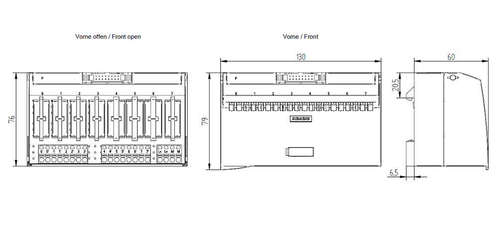 Connection module TPRI with relay 110 V AC - Image 2