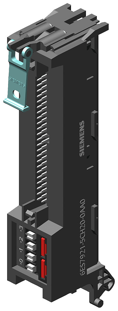 Front connector module with 1x50 pole IDC connector for digital 32 I/O modules of the S7-1500 Potential supply over Push-in terminal - Image 3