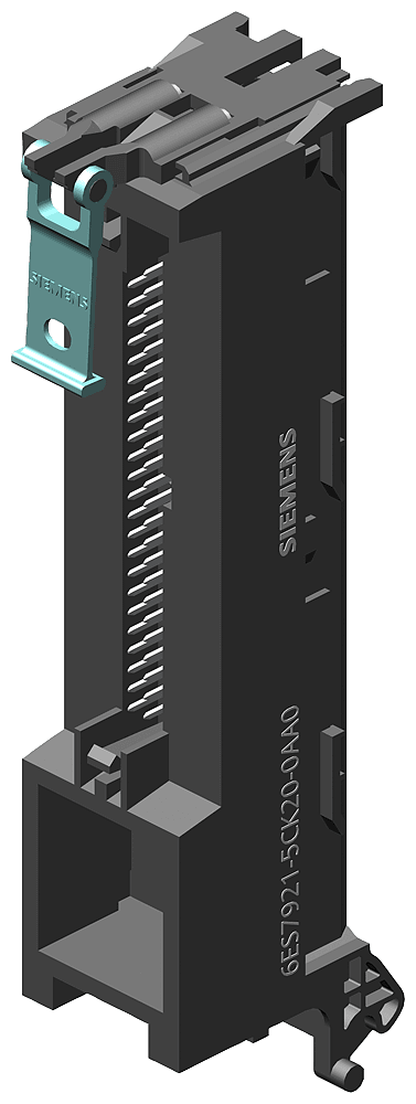 Front connector module with 1x50 pole IDC connector for analog 40 pole I/O modules of the S7-1500 Potential supply over Infeed element - Image 3