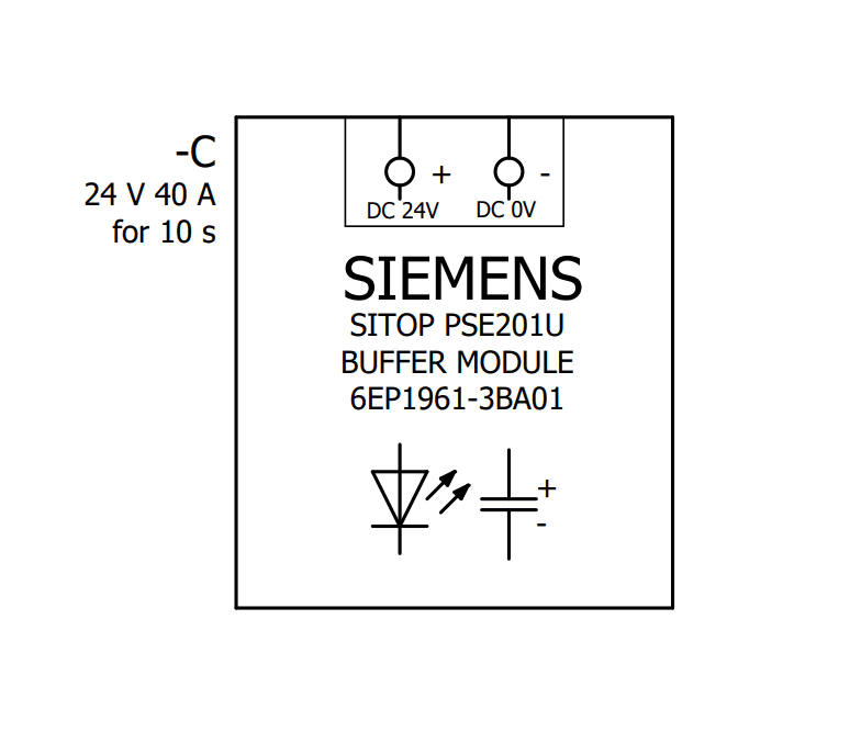SITOP PSE201U buffer module buffer time 100 ms to 10 s depending on load current - Image 4