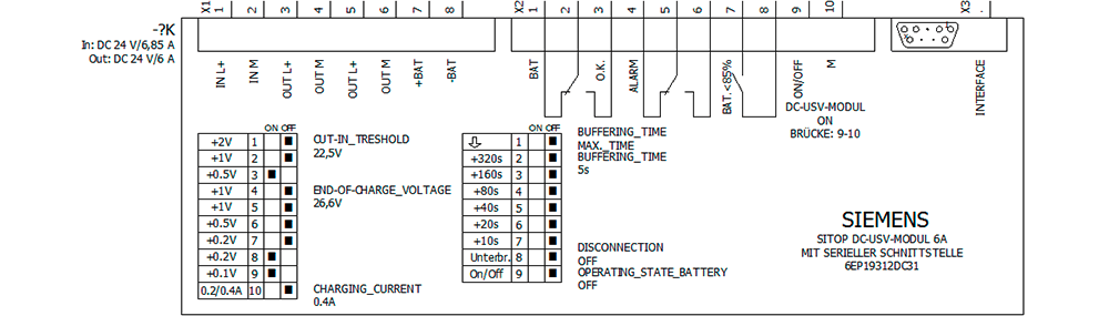 SITOP DC UPS module 24 V/6 A uninterruptible power supply with serial interface input: 24 V DC/6.85 A output: 24 V DC/6 A - Image 4