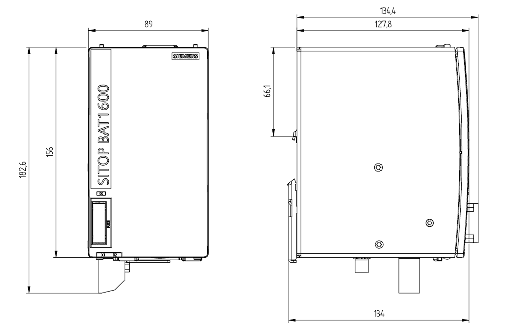 SITOP BAT1600 24 V DC 2.5 Ah LiFePO4 lithium battery for SITOP UPS1600 - - not for air freight - - - Image 2
