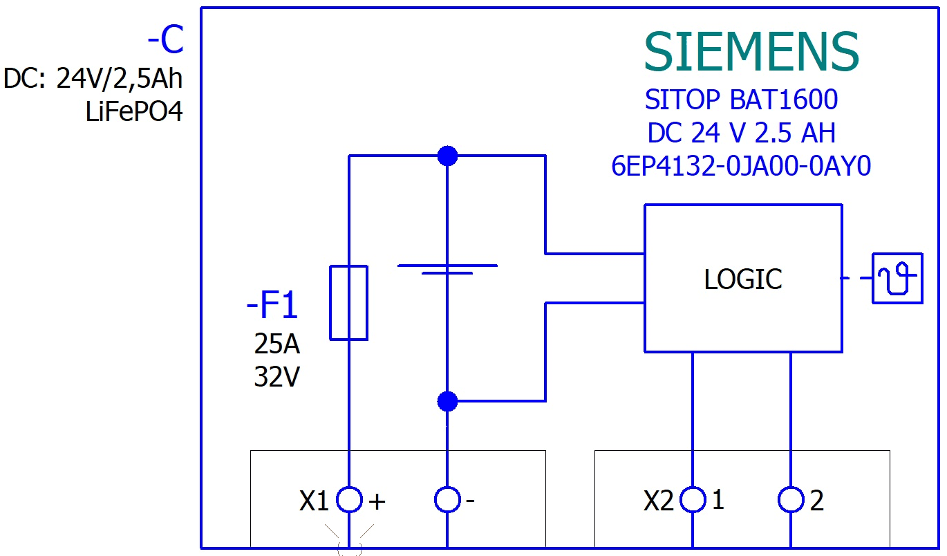 SITOP BAT1600 24 V DC 2.5 Ah LiFePO4 lithium battery for SITOP UPS1600 - - not for air freight - - - Image 5