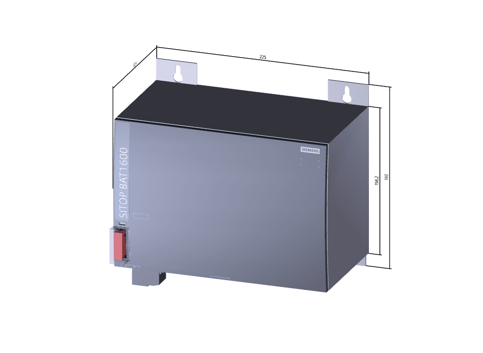 SITOP BAT1600 EX 24 V DC 12 Ah Pb battery module with maintenance- free closed lead-acid battery for SITOP UPS1600 - Image 3
