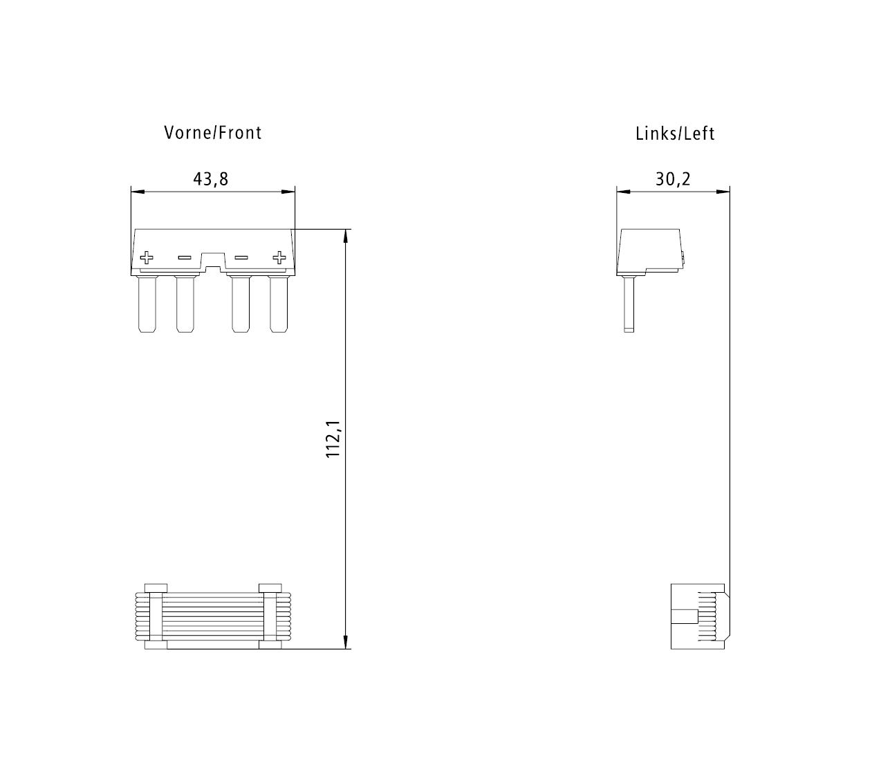 SITOP SEL1600 connection set for SEL1600 system content: COM connecting cable and input wiring clip - Image 2