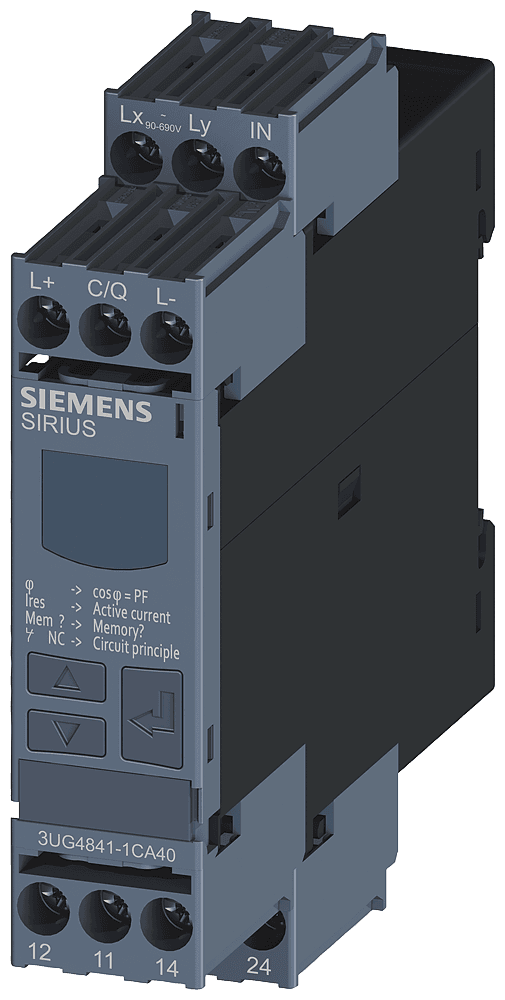 !!! product phase-out !!! the preferred successor is 3UG5842-1AA40 digital monitoring relay cos phi and current monitoring for IO-Link 90...690 V AC by Siemens