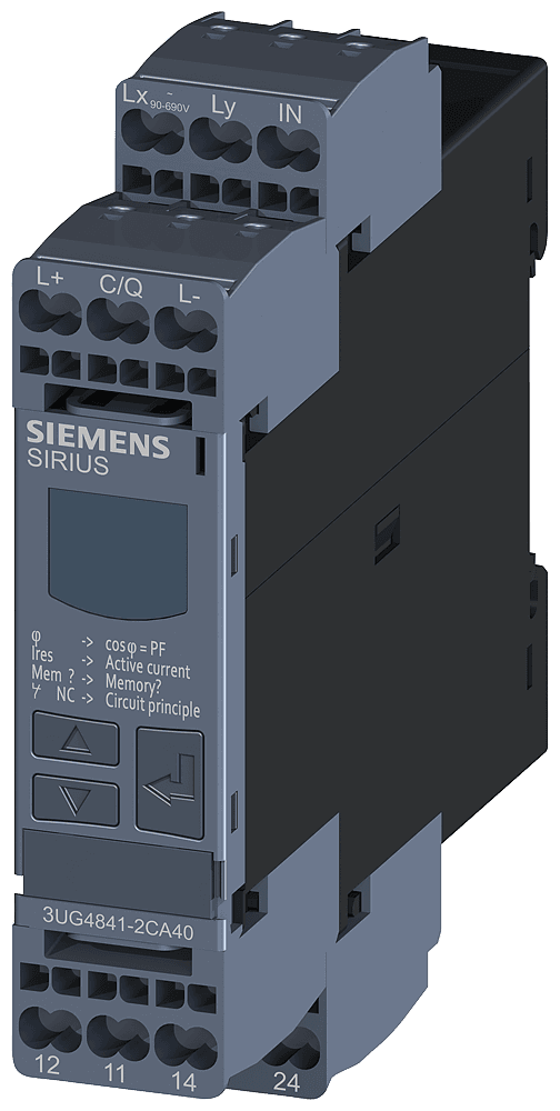 !!! product phase-out !!! the preferred successor is 3UG5842-2AA40 digital monitoring relay cos phi and current monitoring for IO-Link 90...690 V AC by Siemens