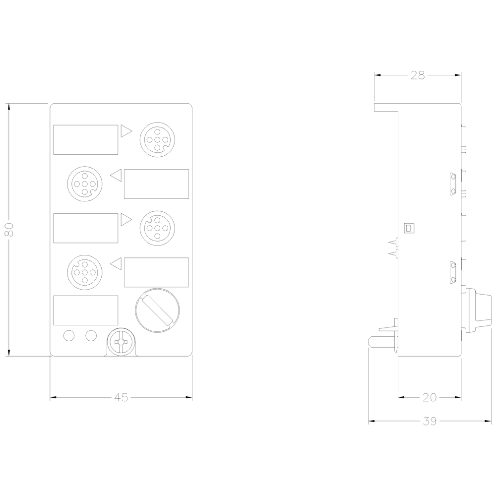 AS-i compact module K45 digital 4 DQ - Image 2
