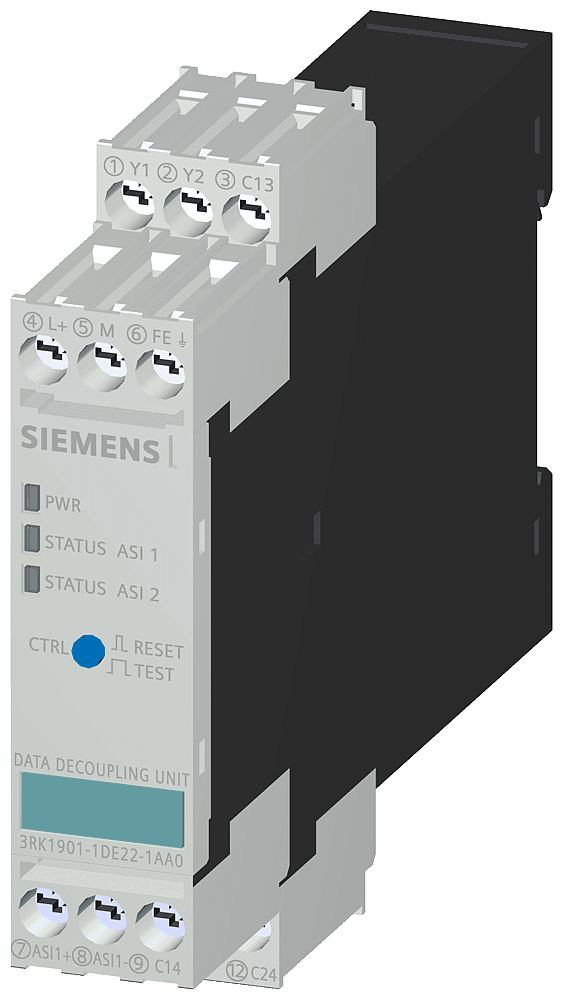 AS-i data decoupler 2 x 4 A Screw terminals by Siemens