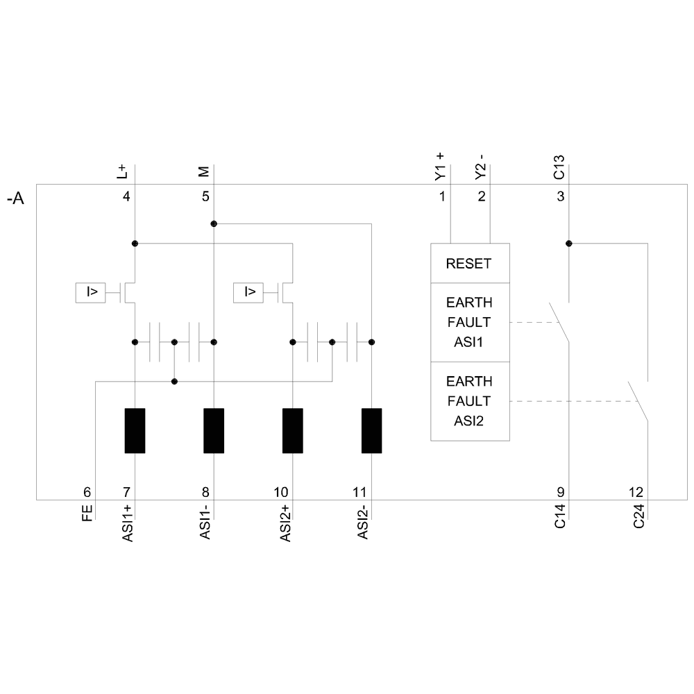 AS-i data decoupler 2 x 4 A Spring-type terminals - Image 4