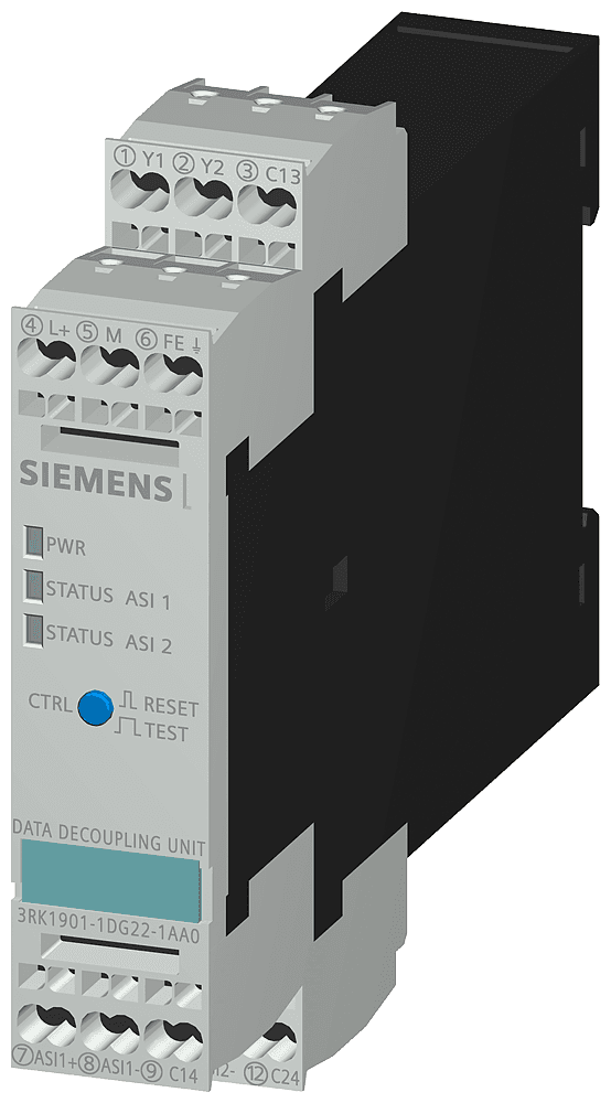 AS-i data decoupler 2 x 4 A Spring-type terminals by Siemens