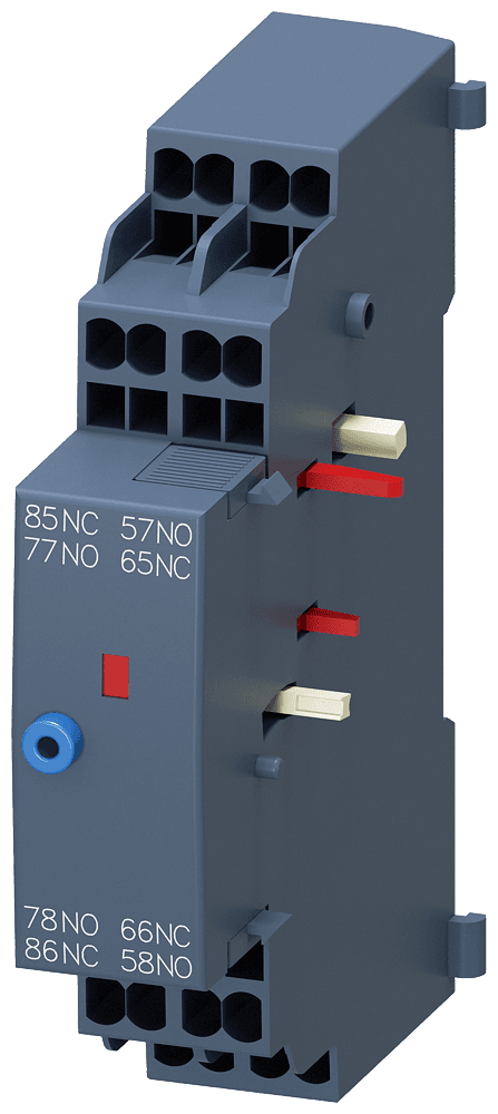 signaling switch for circuit breaker 3RV2 with spring-type terminal by Siemens