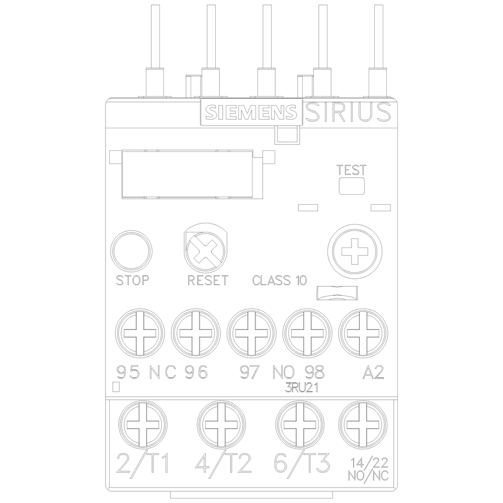 Overload relay 0.11...0.16 A Thermal For motor protection Size S00 - Image 2
