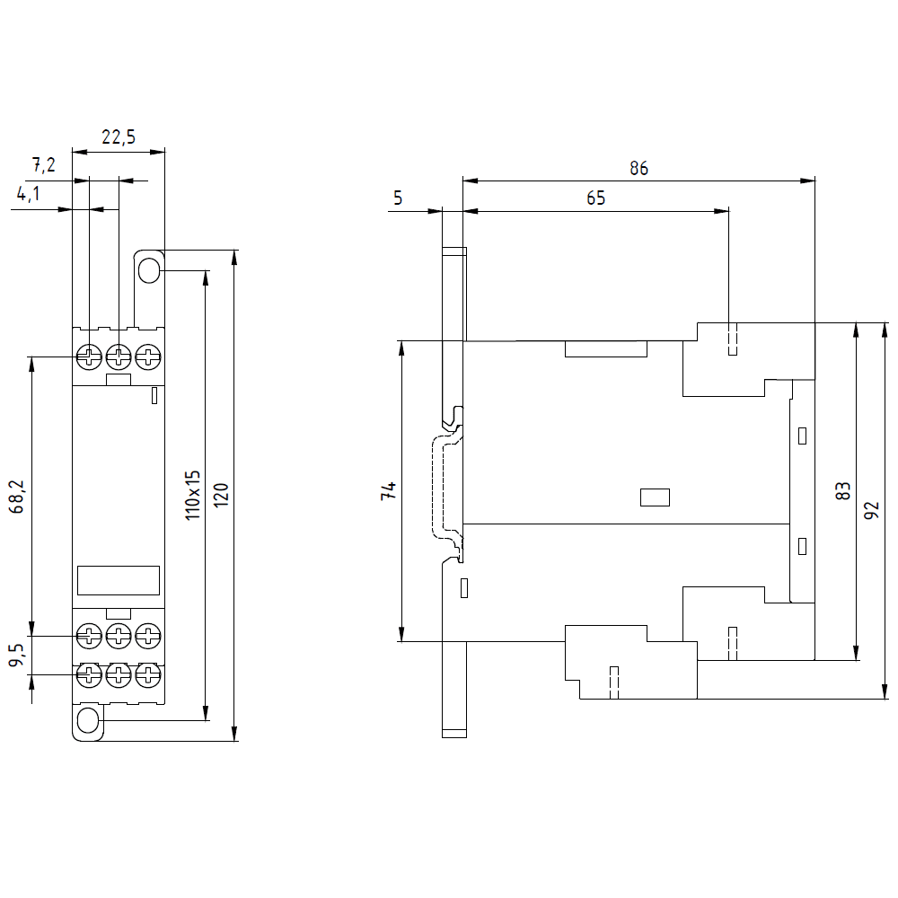 !!! product phase-out !!! the preferred successor is 3UG5512-1BR20 phase failure and sequence monitoring 3 x 160...690 V analog monitoring relay phase failure and sequence monitoring 3 x 160...690 V 50...60 Hz AC 2 changeover contacts screw terminal - Image 2