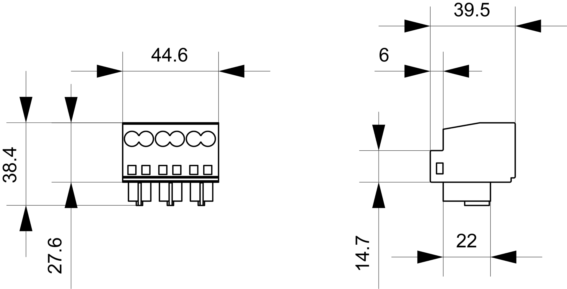 Main circuit terminals Inclusion and connection Main circuit: Spring-type terminal - Image 2