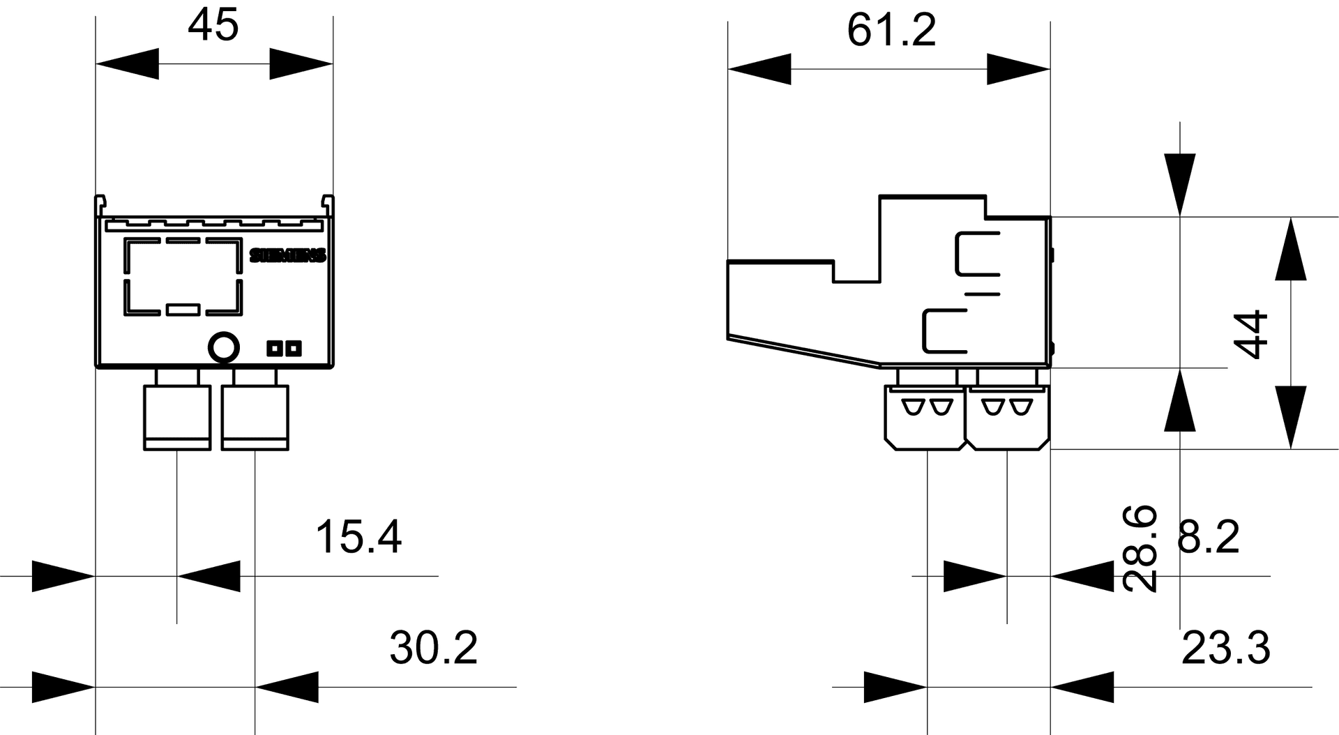 AS-i add-on module Connection control circuit: screw terminal - Image 2
