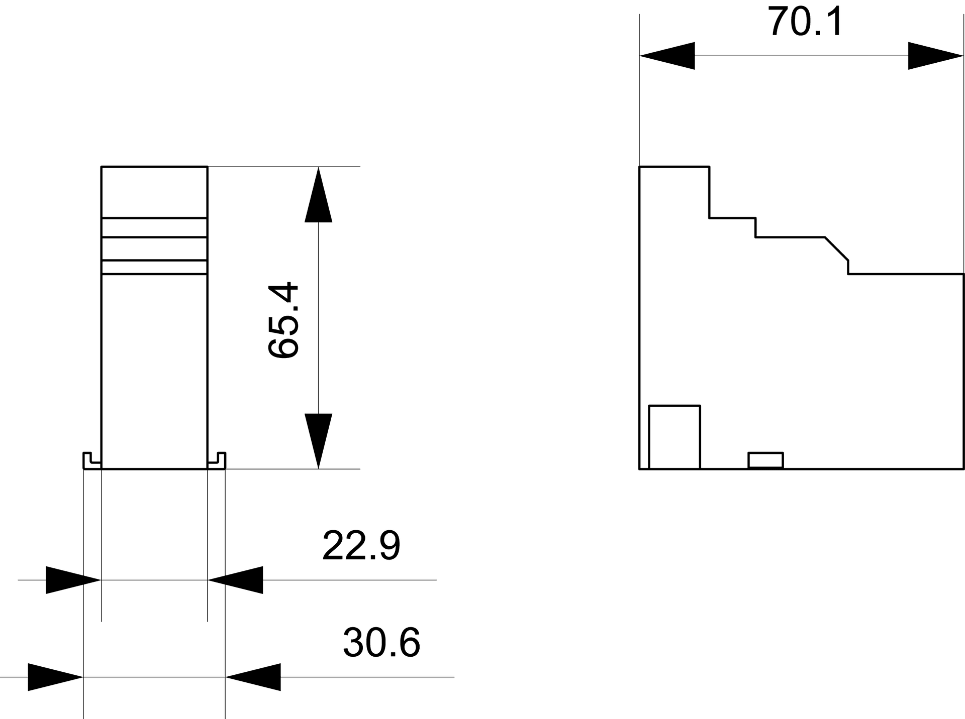 PE infeed Connection main circuit: Spring-type terminal Connection terminal maximum 25 mm2 - Image 2