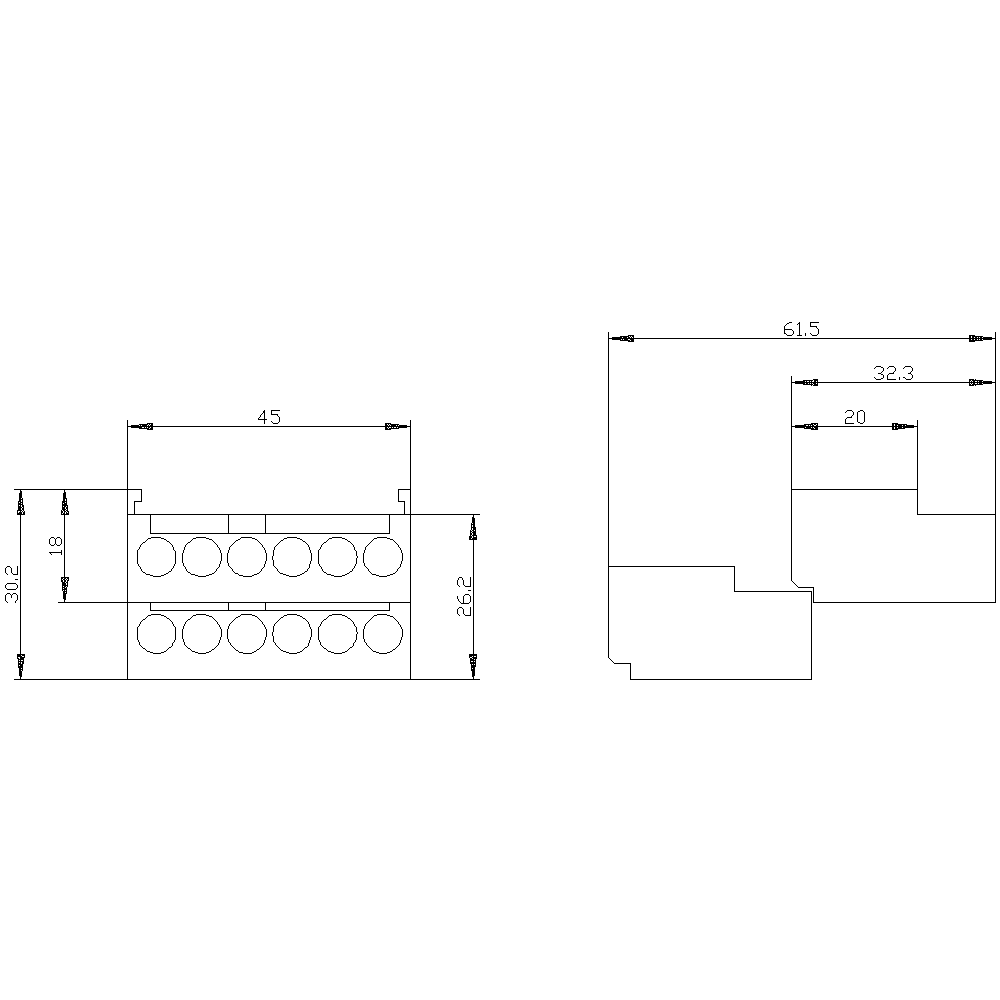 Control circuit terminals 3RA62 Screw-type technology 2 terminals per pack - Image 3