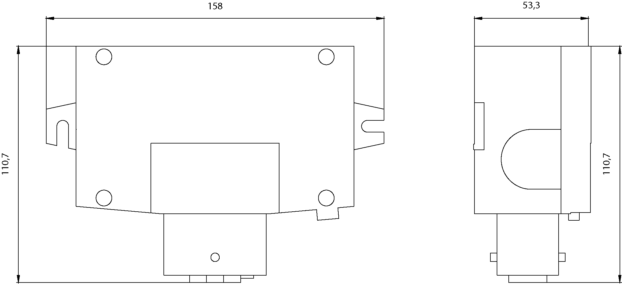 ECOFAST Energy T clamping connector for feeder 6 mm2 by Siemens