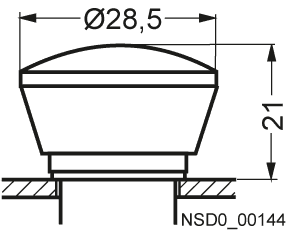Emergency stop mushroom pushbutton - Image 2