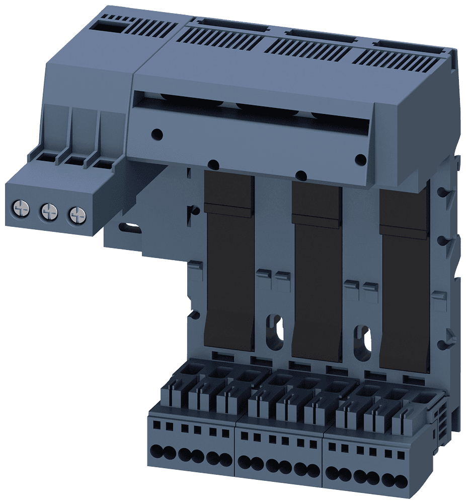 Infeed left Connection main circuit: input: Screw by Siemens