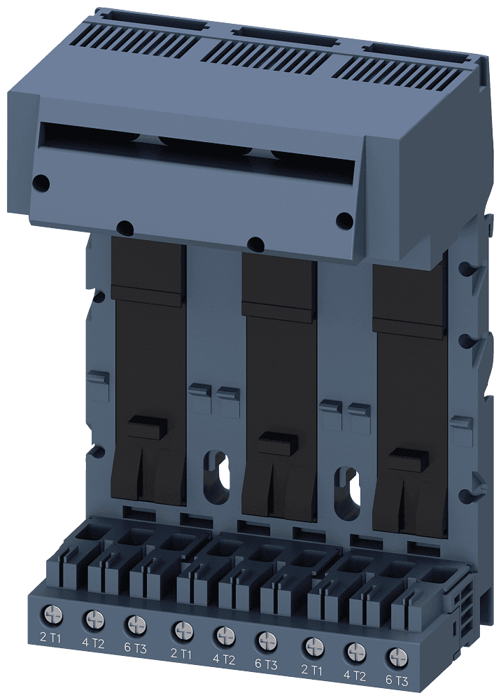Triple extension block Connection main circuit: screw terminal 3 slots for compact load feeders by Siemens