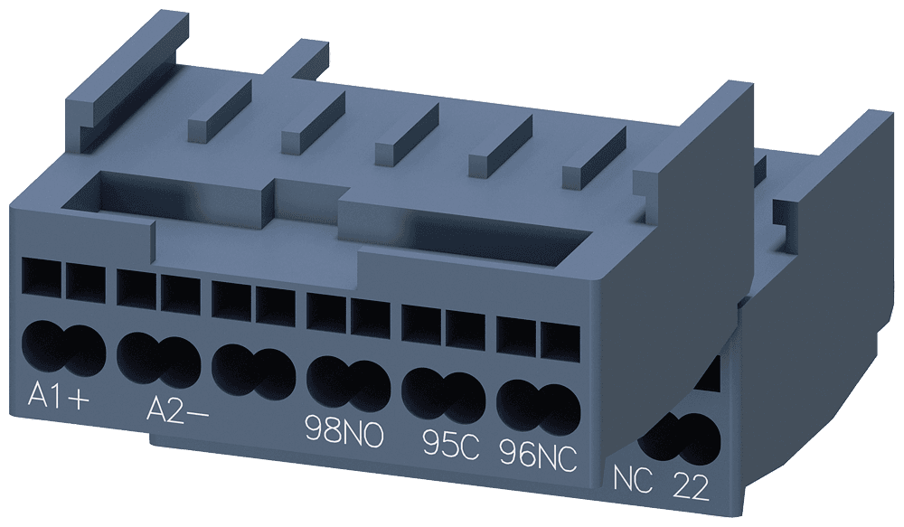 Control circuit terminal 3RA61 spring-type connection system 2 terminals per pack by Siemens
