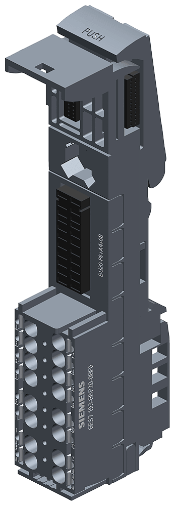 SIPLUS ET 200SP BU20-P8+A4+0B based on 6ES7193-6BP20-0BF0 with conformal coating by Siemens