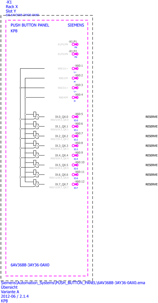 SIMATIC HMI KP8 PN Key Panel - Image 4