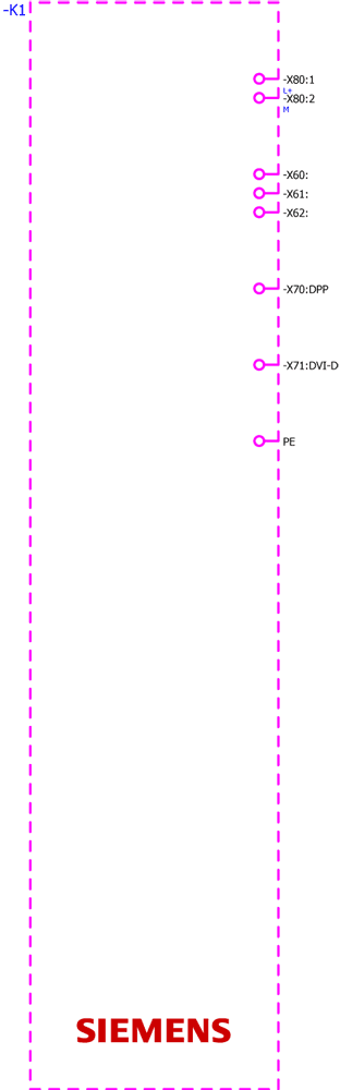 SIMATIC IFP1900 V2 Standard 5:4 19" multi-touch display (5:4) with 1280x1024 pixel resolution; built-in unit for 24 V DC; display port/DVI interface; including DP/USB cable 1.8 m; USB on the rear side; standard Siemens design - Image 3