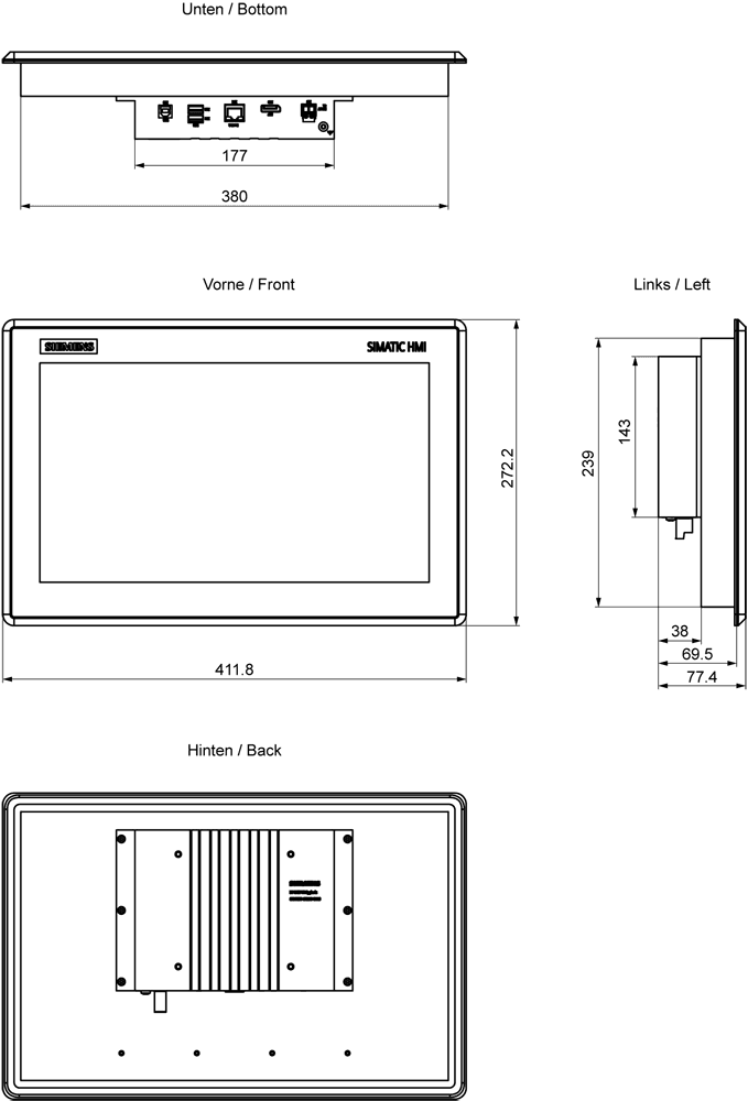 SIMATIC IFP 1500 V2 ext. hygienic - Image 2