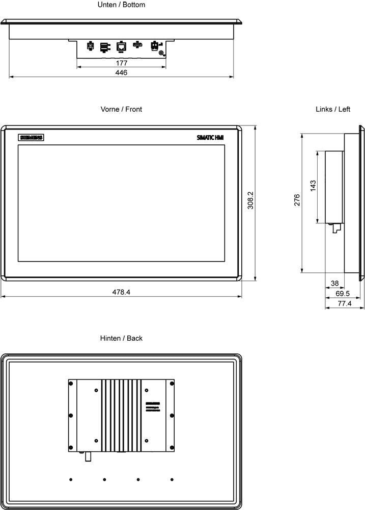 SIMATIC IFP 1900 V2 ext. hygienic - Image 2